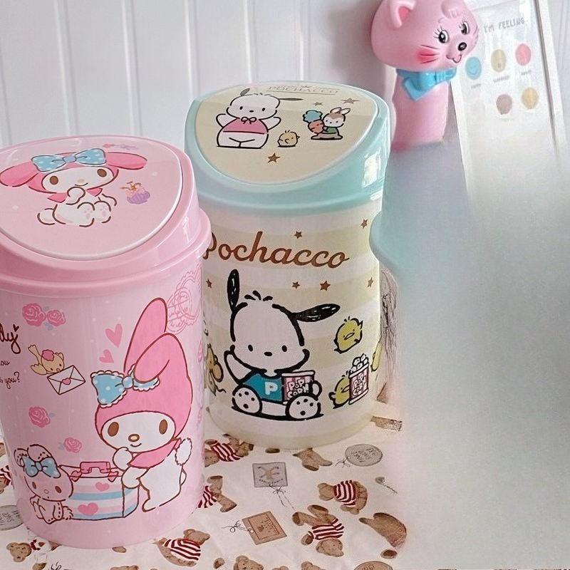 Tech Home Accessories - Sanrio Pochacco Melody Trash Can Bedroom