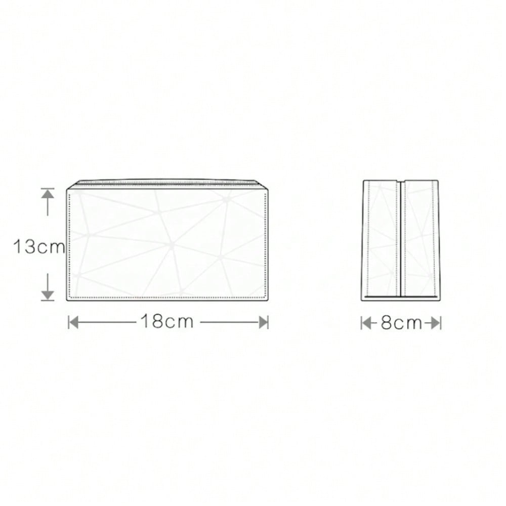 Geometric Luminous Makeup Bag  - مراجعة Tech Accessories Travel Bag وسعره