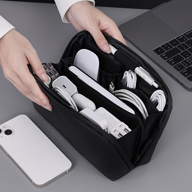 Compartment Tech Organizer Pou - مراجعة Tech Accessories Travel وسعره