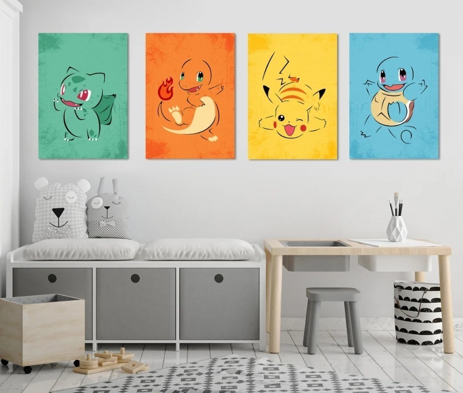 Cartoon Anime Poster Pokemon P - مراجعة Tech Home Accessories وسعره