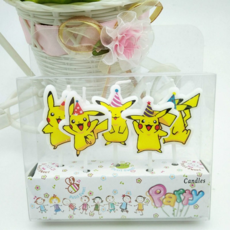 5pcs/lot Pokemon Birthday Cake - مراجعة Tech Home Accessories وسعره