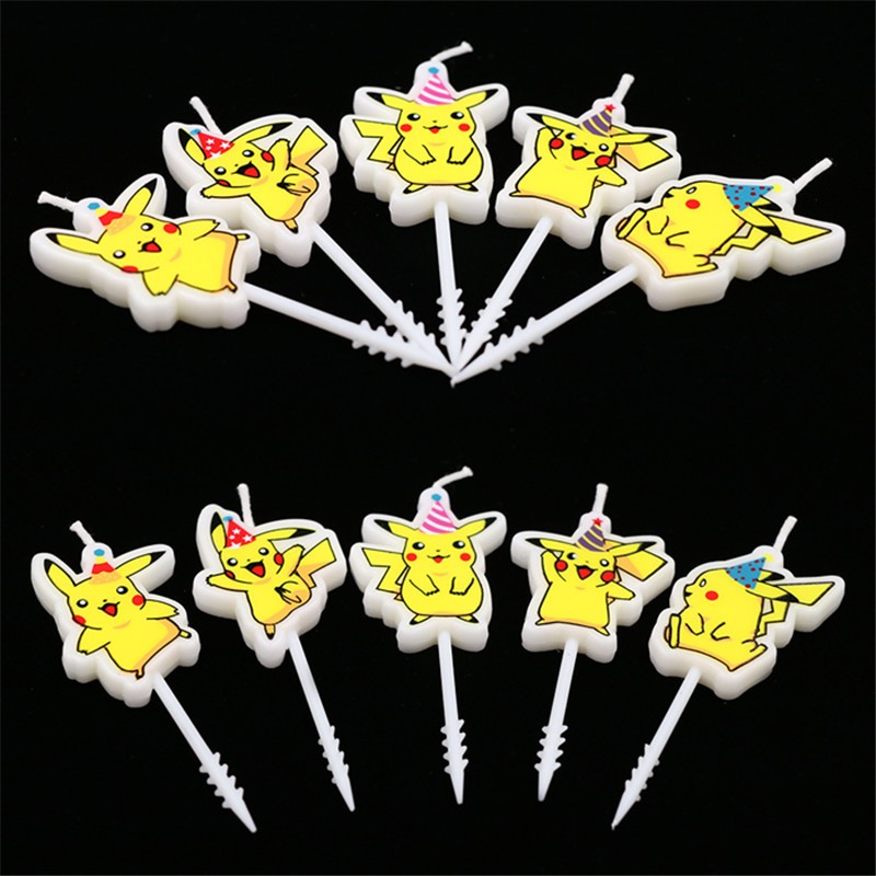 5pcs/lot Pokemon Birthday Cake - مراجعة Tech Home Accessories وسعره