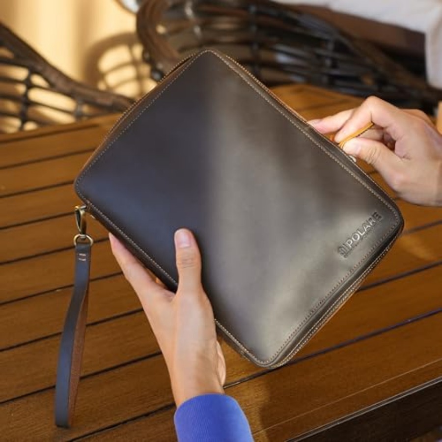 Polare Full Grain Leather Trav - مراجعة Tech Accessories Travel وسعره