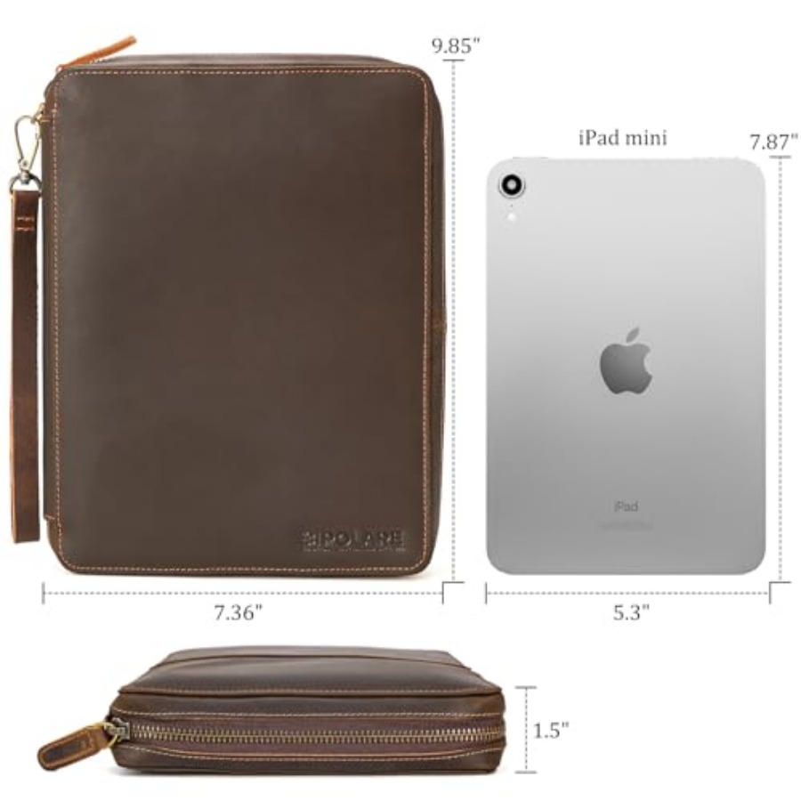 Polare Full Grain Leather Trav - مراجعة Tech Accessories Travel وسعره