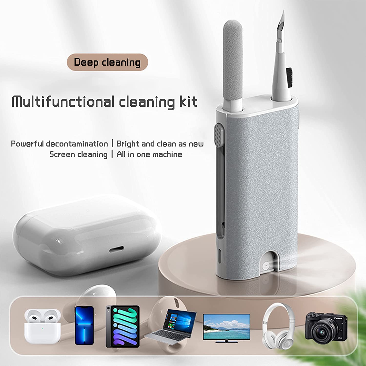5 in 1 Earphone Cleaner Brush  - مراجعة Screen Cleaner Spray وسعره