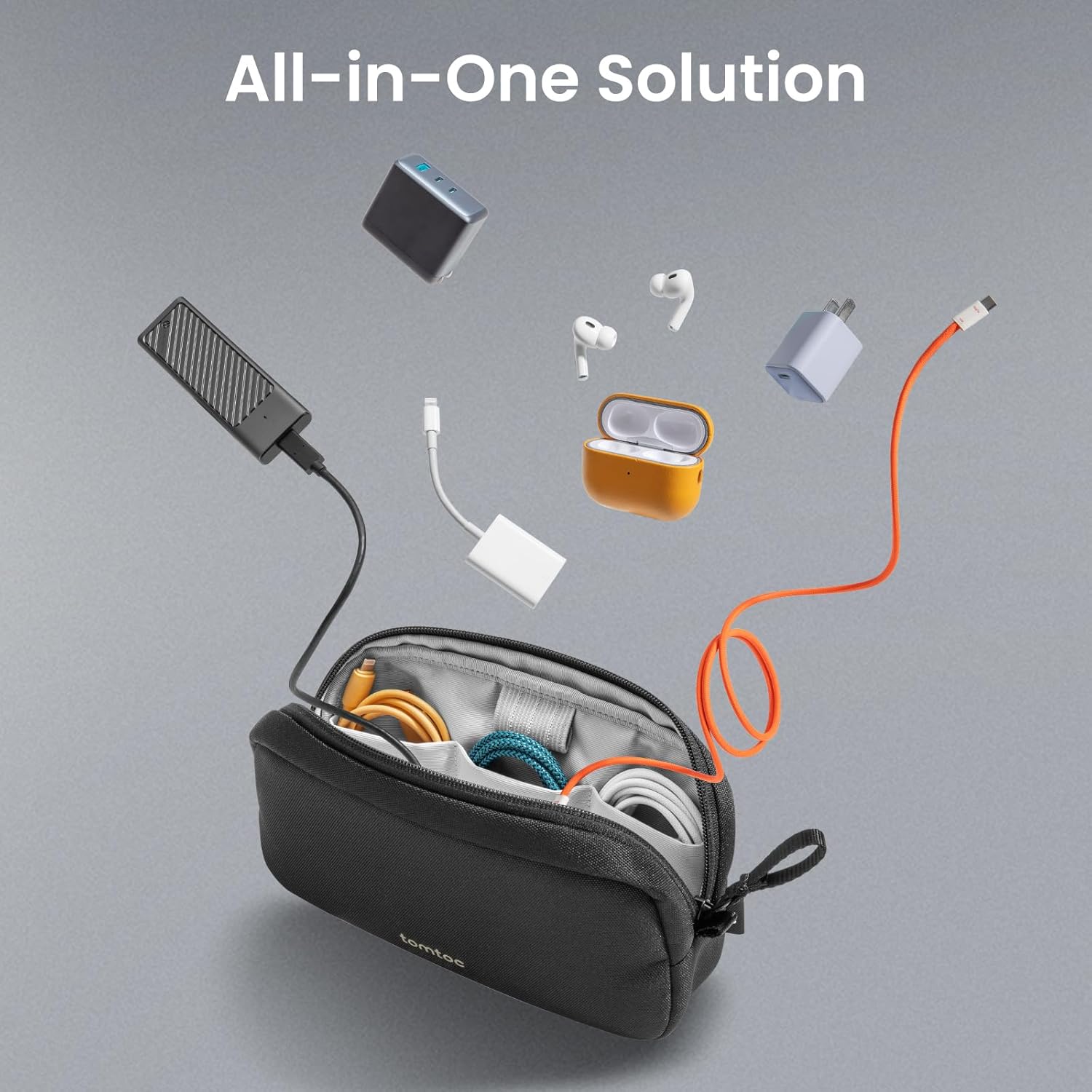 Electronics Organizer Travel C - مراجعة Tech Accessories Travel Bag وسعره