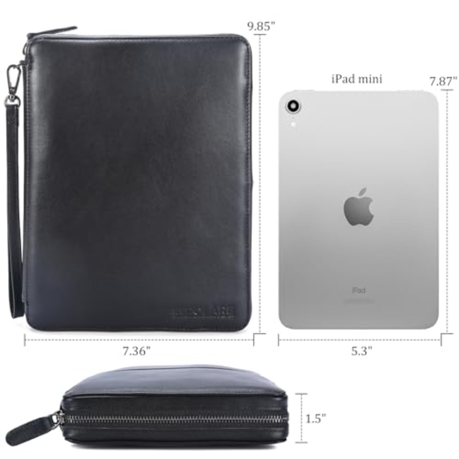 Polare Full Grain Leather Trav - مراجعة Tech Accessories Travel Bag وسعره