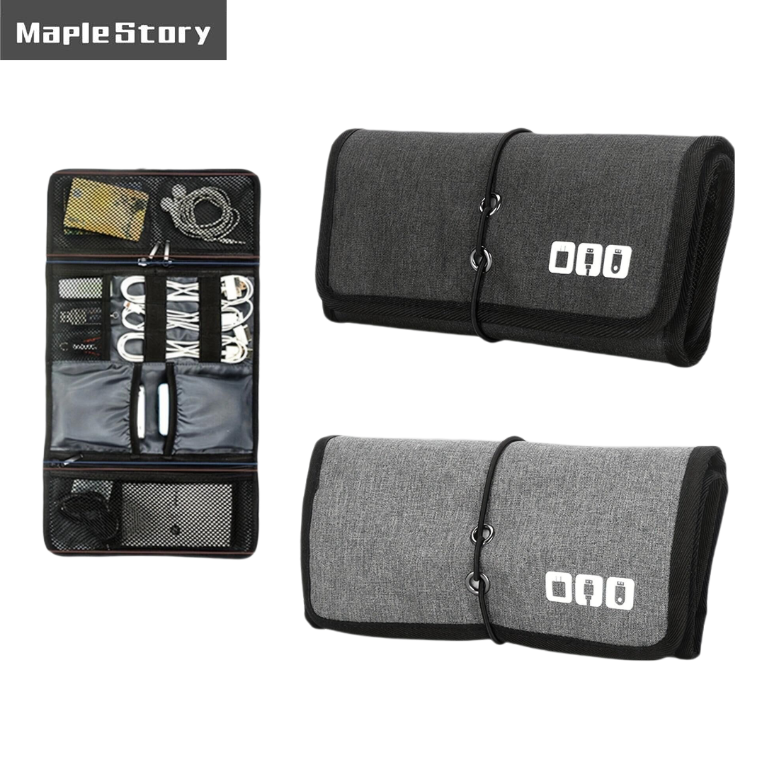 Travel Cable Storage Bag，Elect - مراجعة Tech Accessories Travel Bag وسعره
