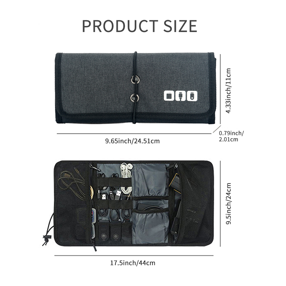 Travel Cable Storage Bag，Elect - مراجعة Tech Accessories Travel Bag وسعره