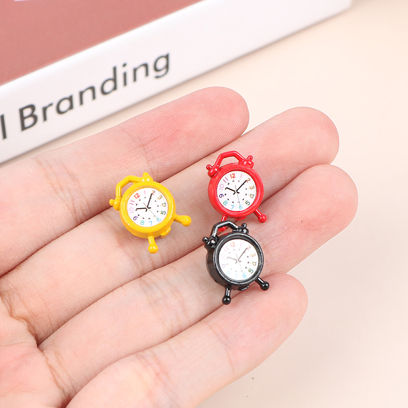 1PC 1:12 Scale Alarm Clock Dol - مراجعة Tech Home Accessories وسعره