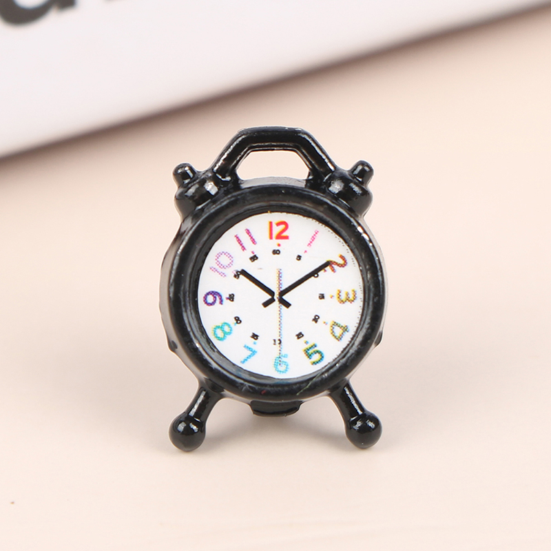 1PC 1:12 Scale Alarm Clock Dol - مراجعة Tech Home Accessories وسعره