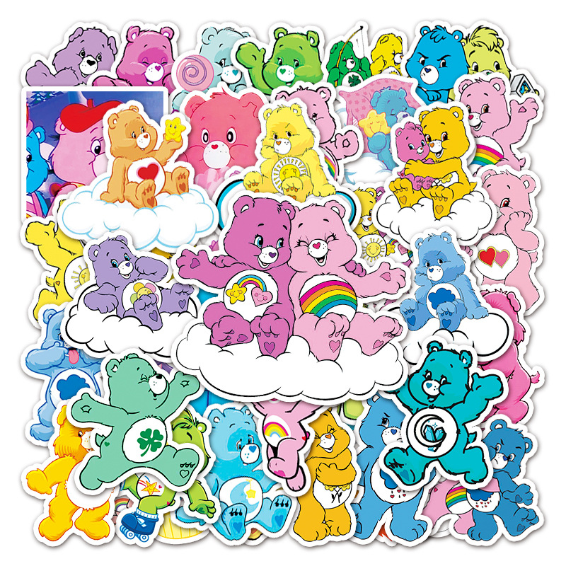 New Cute 50Pcs Care Bears Clas - مراجعة Tech Home Accessories وسعره