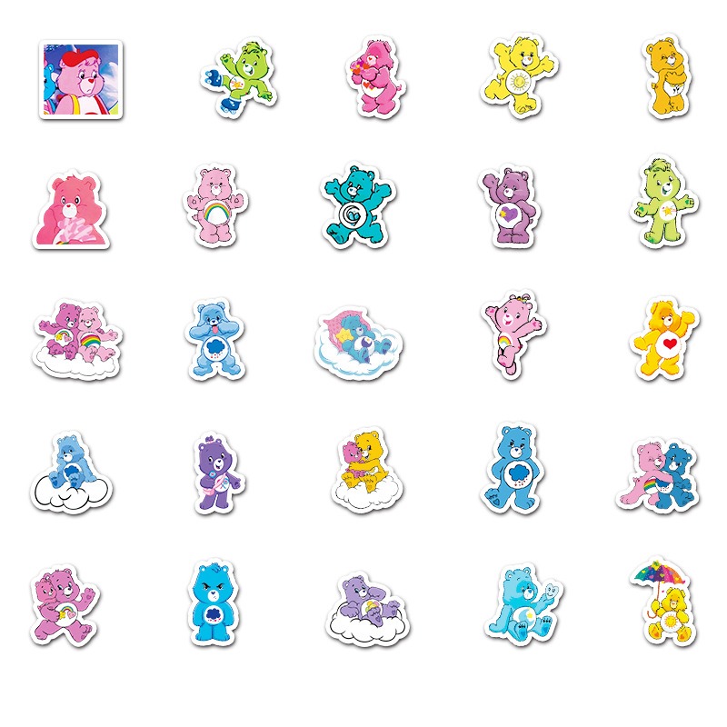 New Cute 50Pcs Care Bears Clas - مراجعة Tech Home Accessories وسعره