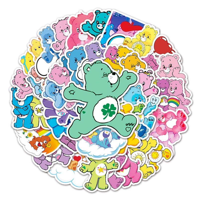 New Cute 50Pcs Care Bears Clas - مراجعة Tech Home Accessories وسعره