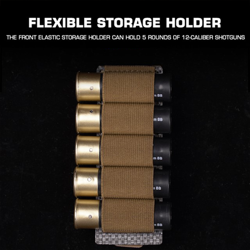 5 Round 12GA Shotgun Shell Pou - مراجعة Tech Accessories Pouch وسعره
