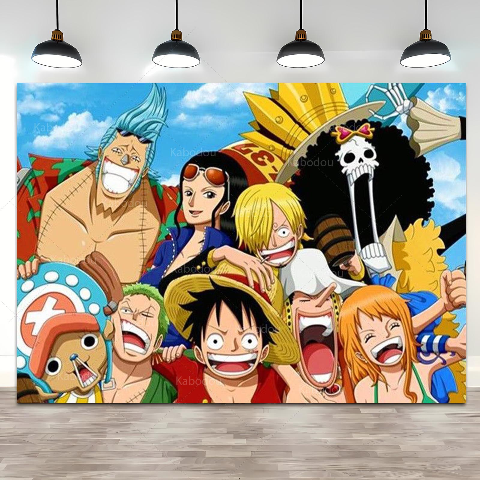 Anime One Piece Luffy Backdrop - مراجعة Tech Home Accessories وسعره