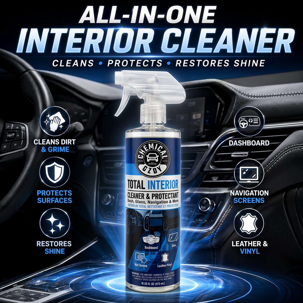 Total Interior Cleaner 473ml – - مراجعة Screen Cleaner Spray وسعره
