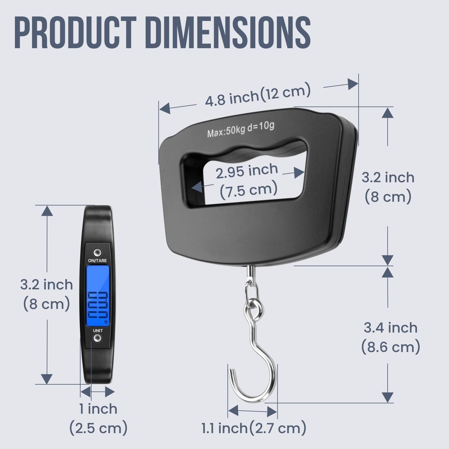 50Kg 10g Luggage Weight Scale, - مراجعة Tech Home Accessories وسعره