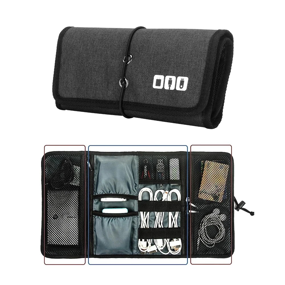 Electronic Organizer Cord Pouc - مراجعة Tech Accessories Travel Bag وسعره