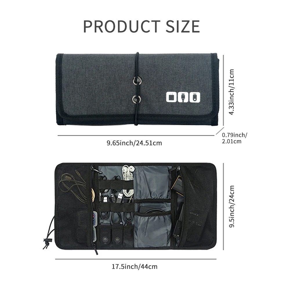 Electronic Organizer Cord Pouc - مراجعة Tech Accessories Travel Bag وسعره