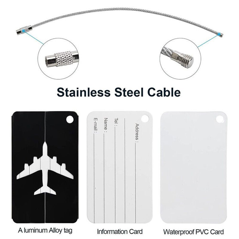 Aluminium Travel Luggage Tags  - مراجعة Tech Accessories Travel وسعره