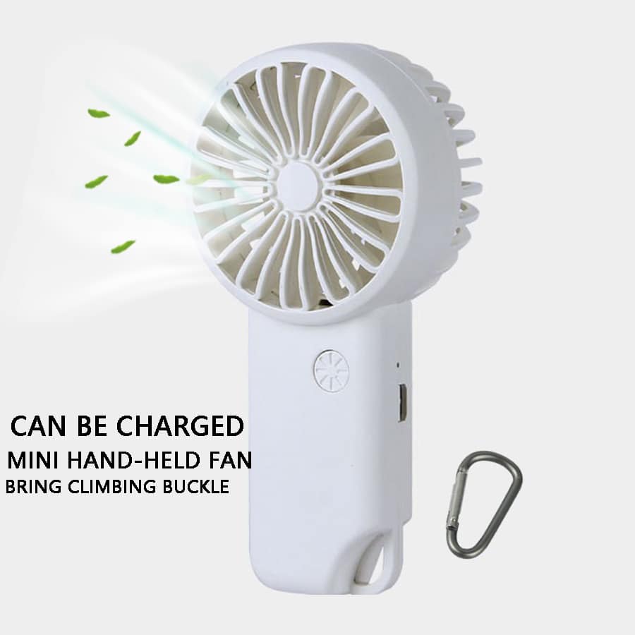 1pc Handheld Clip-On Rechargea - مراجعة Usb Fan Silent وسعره