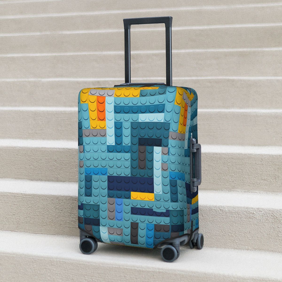 Blue Tech Pixel Building Block - مراجعة Tech Accessories Travel وسعره