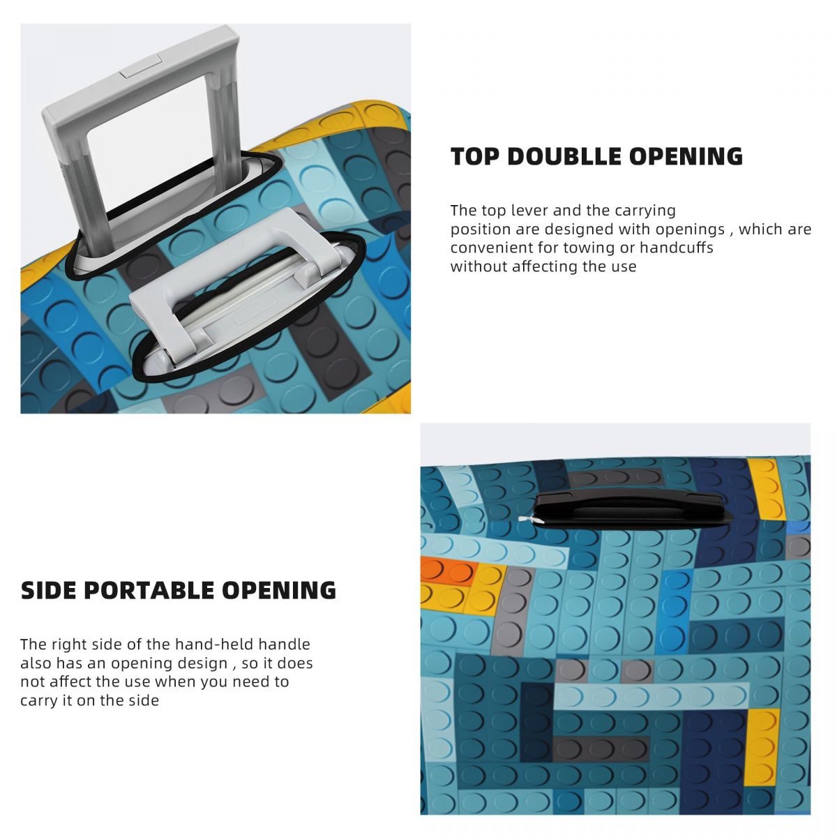 Blue Tech Pixel Building Block - مراجعة Tech Accessories Travel وسعره