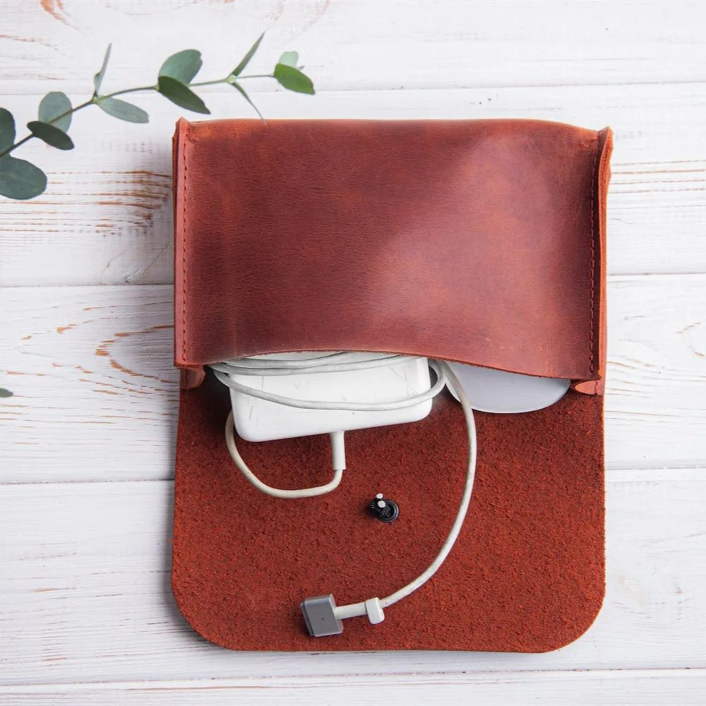 Genuine Leather MacBook Mouse  - مراجعة Tech Accessories Travel وسعره